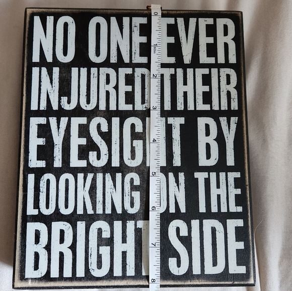 Rustic wood sign. Light weight block (eyesight) - Picture 3 of 5